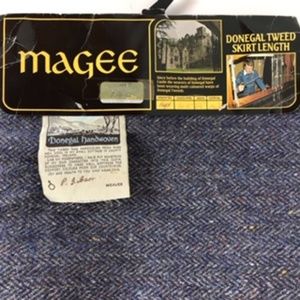 1+ YARDS VINTAGE DONEGAL HANDWOVEN TWEED FABRIC